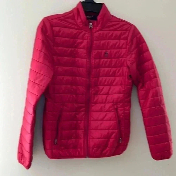 [S] Brooks Brothers Men  Red Fleece Light Puffer Jacket - Picture 2 of 6